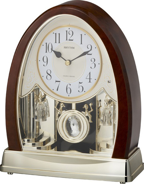 RHYTHM Musical Mantle Clocks ON SALE | Joyful Crystal Bells | Lindenhaus Imports in Helen, GA