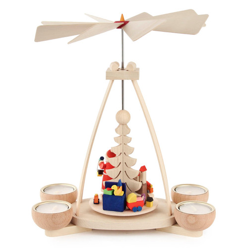 1-Tier Santa with Toys German Pyramid