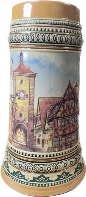 Rothenburg Village Mug, 1L ON SALE | Lindenhaus Imports in Helen, GA
