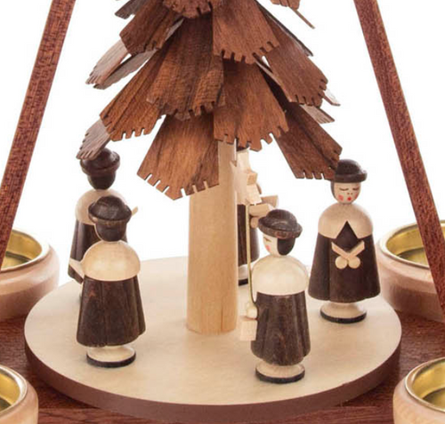 1-Tier Christmas Carolers German Pyramid