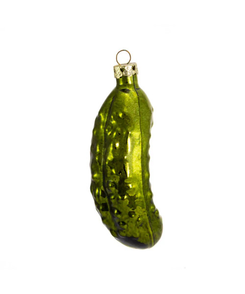 Hand-Blown Glass Traditional Christmas Pickle Ornament GC0034 Hand-Blown Glass Traditional Christmas Pickle Ornament GC0034