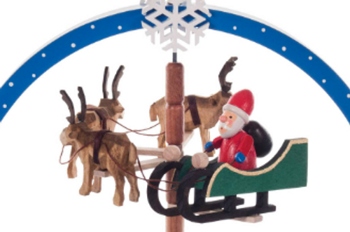 2-Tier Arched Winter Magic German Pyramid (blue) 085/842