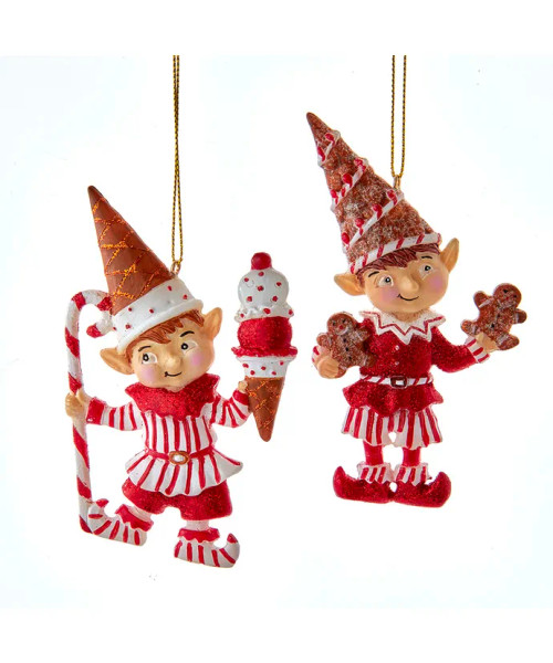 Peppermint Elf Ornaments