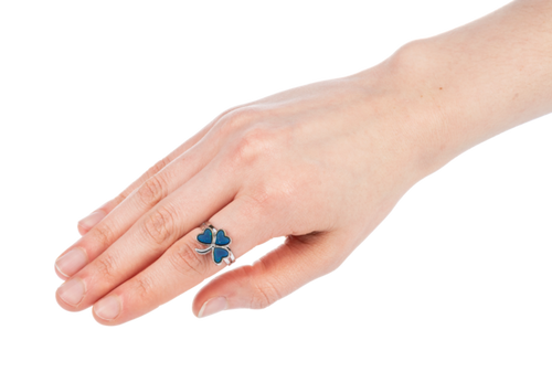 Let happiness and cheer follow wherever you go! Wear this retro shamrock mood ring or clip it to a bag or necklace. It's the perfect pocket-sized keepsake for yourself or a gift for someone special! Let happiness and cheer follow wherever you go! Wear this retro shamrock mood ring or clip it to a bag or necklace. It's the perfect pocket-sized keepsake for yourself or a gift for someone special!