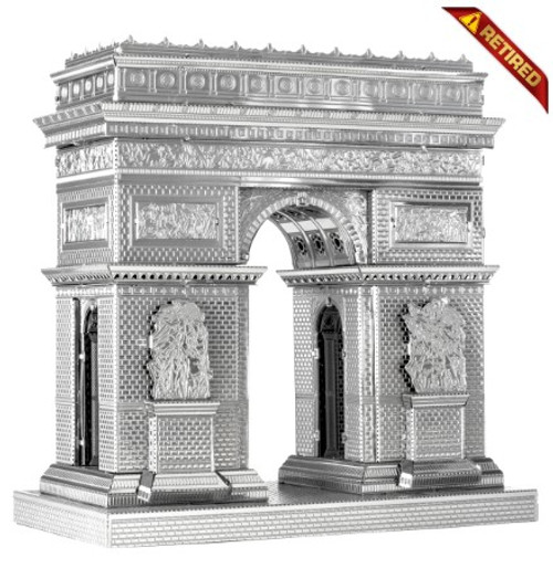 RETIRED Arc de Triomphe Premium Series Metal Stainless-Steel Model Kit ICX005 RETIRED Arc de Triomphe Premium Series Metal Stainless-Steel Model Kit ICX005