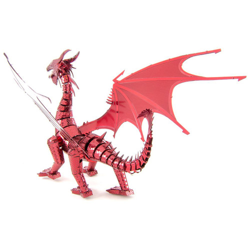 Red Dragon Premium Series Metal Earth 3D Stainless-Steel Model Kit ICX115 Red Dragon Premium Series Metal Earth 3D Stainless-Steel Model Kit ICX115