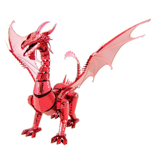 Red Dragon Premium Series Metal Earth 3D Stainless-Steel Model Kit ICX115 Red Dragon Premium Series Metal Earth 3D Stainless-Steel Model Kit ICX115