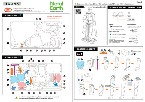 Easy to follow instructions. No glue required.