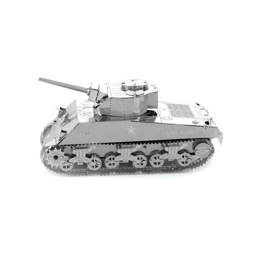 The Sherman Tank Metal Earth 3D Stainless-Steel Model Kit MMS204