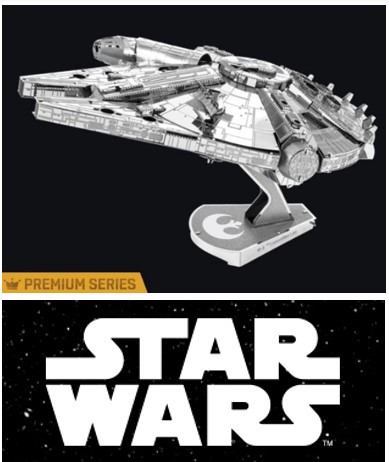 Millennium Falcon™ Premium Series Metal Earth Model Kit ICX200B