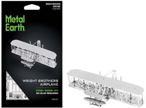 Wright Brothers Airplane Metal Earth 3D Model Kit MMS042