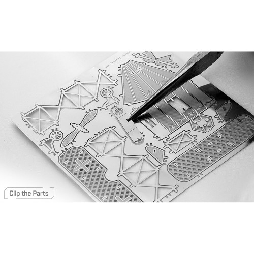 Laser-cut, stainless steel Fokker D-VII Metal Earth Model Kit MMS005 Laser-cut, stainless steel Fokker D-VII Metal Earth Model Kit MMS005