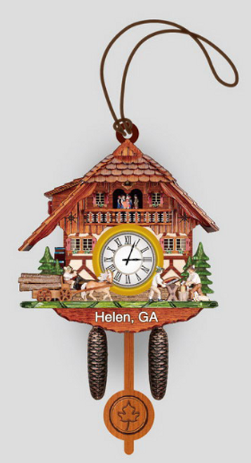 Sawmill Helen, Ga 3D Cuckoo Clock Magnet CM700 Sawmill Helen, Ga 3D Cuckoo Clock Magnet CM700