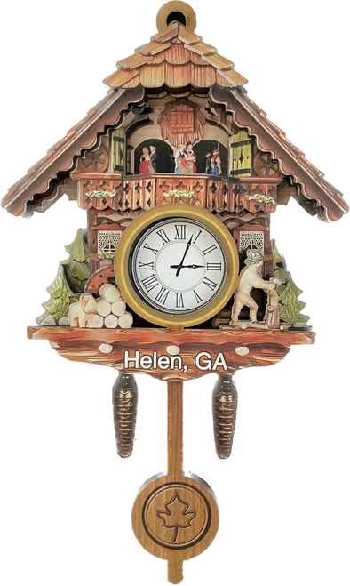 Woodchopper Helen, Ga 3D Cuckoo Clock Magnet CM300 Woodchopper Helen, Ga 3D Cuckoo Clock Magnet CM300