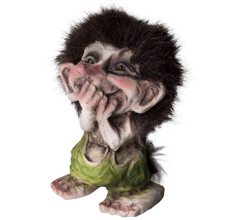 Authentic Norwegian Troll ON SALE! || Norwegian Giggling Troll, 5.5" 192 
|| Lindenhaus Imports in Helen, Ga
