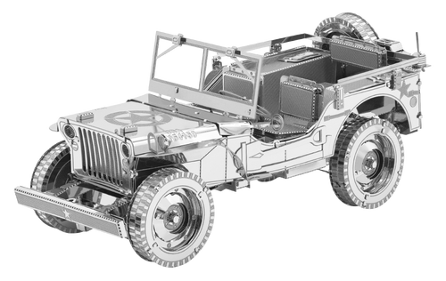 Willys Overland Metal Earth 3D Stainless-Steel Model Kit ICX139 Willys Overland Metal Earth 3D Stainless-Steel Model Kit ICX139