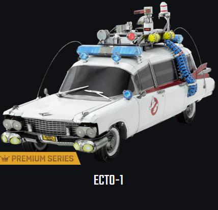Retired Ecto-1 Ghostbusters Premium Series Metal Model Kit ICX230