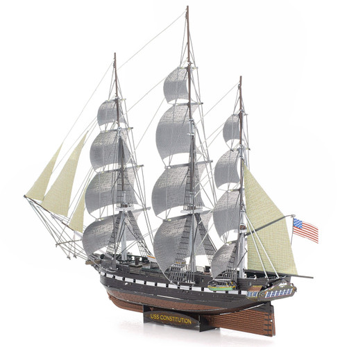The USS Constitution (‘Old Ironsides’) Premium Series Metal Earth 3D Stainless-Steel Model Kit, PS2002 The USS Constitution (‘Old Ironsides’) Premium Series Metal Earth 3D Stainless-Steel Model Kit, PS2002