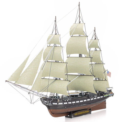 The USS Constitution (‘Old Ironsides’) Premium Series Metal Earth 3D Stainless-Steel Model Kit, PS2002 The USS Constitution (‘Old Ironsides’) Premium Series Metal Earth 3D Stainless-Steel Model Kit, PS2002