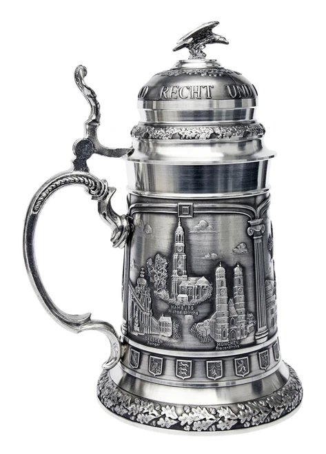 Deutschland Landmarks Pewter Stein