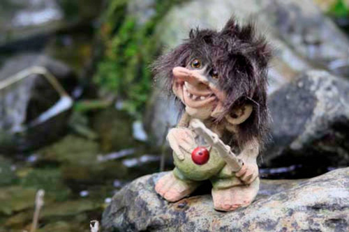 Fisherman Troll #069 | Original NyForm Trolls from Norway