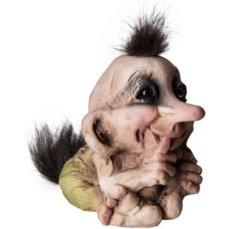 Authentic Norwegian Trolls ON SALE! || Troll Baby Sucking Finger, 2.75" 065 || Lindenhaus Imports in Helen, Ga