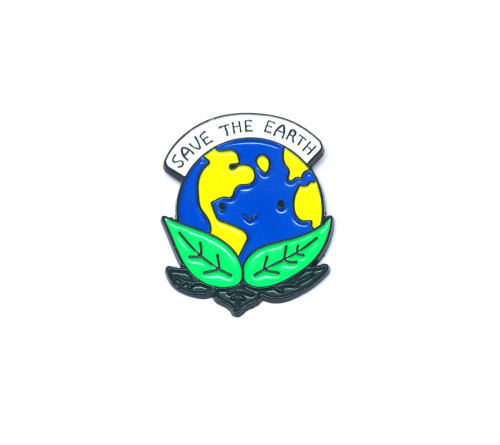 'Save the Earth' Enamel Hat Pin HP-54 'Save the Earth' Enamel Hat Pin HP-54