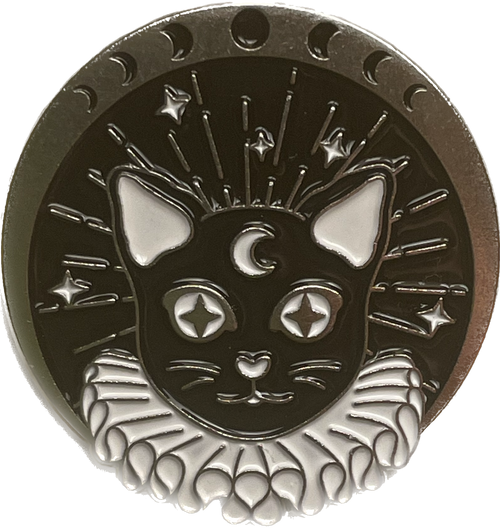 Moon Phase Cat Hat Pin HP-15 Moon Phase Cat Hat Pin HP-15
