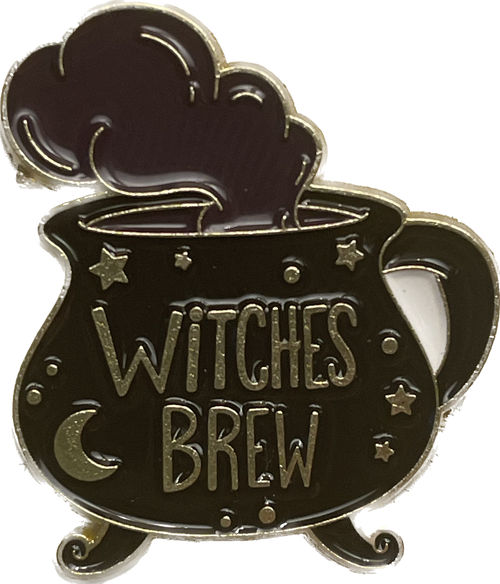 Hat/Lapel Pins ON SALE | 'Witches Brew' Cauldron Pin | Lindenhaus Imports in Helen, Ga