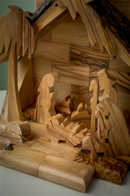Handcrafted Olivewood nativity figurines Handcrafted Olivewood nativity figurines