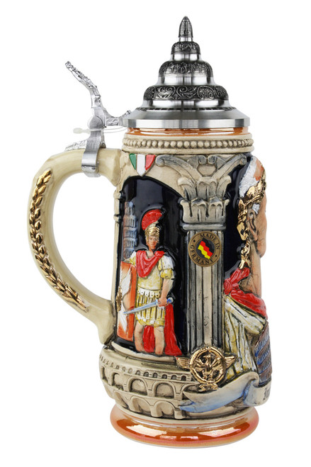 Caeser the Italian Imperator Limited-Edition 24K Gold German Beer Stein