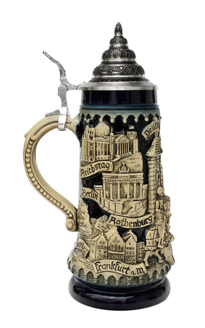 Medieval Deutschland Jousting Knights Stein, 0.5L Medieval Deutschland Jousting Knights Stein, 0.5L