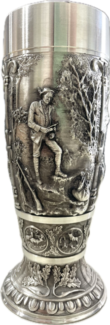 Freischütz Collection | German Folklore Hunter Pewter Beer Cup, 0.7L