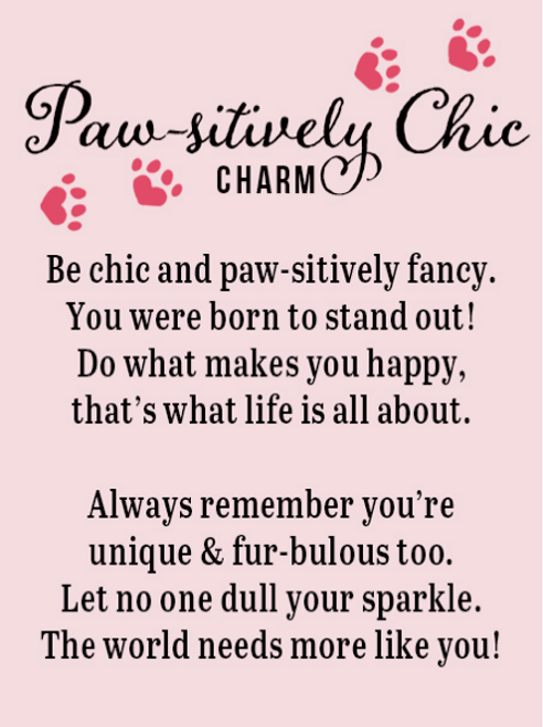Paw-sitively Chic Poem Card ER73273