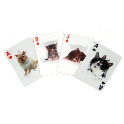 52 different and adorable moving cat images and 2 dog jokers. 52 different and adorable moving cat images and 2 dog jokers.