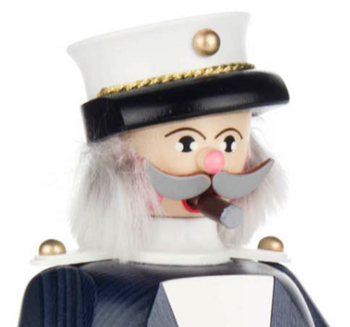 Authentic German Smokers ON SALE | FRONT: The Sea Captain is the best of the best! Dressed in traditional captain attire with handcarved ships wheel, he is sure to bring joy and fun to your home! | The Sea Captain, 8" 146/S/1151/D | Lindenhaus Imports in Helen, Ga Authentic German Smokers ON SALE | FRONT: The Sea Captain is the best of the best! Dressed in traditional captain attire with handcarved ships wheel, he is sure to bring joy and fun to your home! | The Sea Captain, 8" 146/S/1151/D | Lindenhaus Imports in Helen, Ga