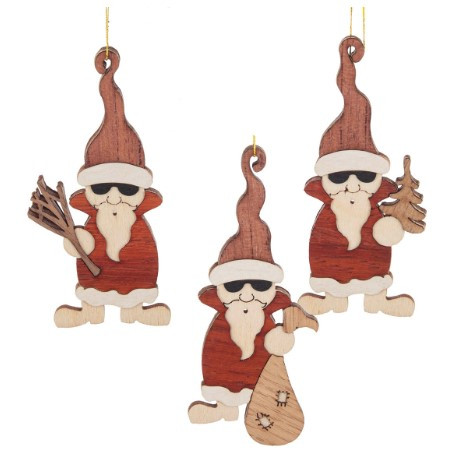 Cool St. Nick Wooden German Christmas Ornaments (sold separately) 199/982/21