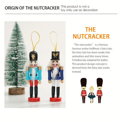Nutcracker Ornaments ON SALE! | Features traditional soldier attire with eye-catching accents, lever on back to open and close mouth, gold string attached to top for hanging, and solid base for standing. || The Soldier Nutcracker Ornament with Light Blue Coat, 5" NTCRKR-2 || Lindenhaus Imports in Helen, Ga Nutcracker Ornaments ON SALE! | Features traditional soldier attire with eye-catching accents, lever on back to open and close mouth, gold string attached to top for hanging, and solid base for standing. || The Soldier Nutcracker Ornament with Light Blue Coat, 5" NTCRKR-2 || Lindenhaus Imports in Helen, Ga
