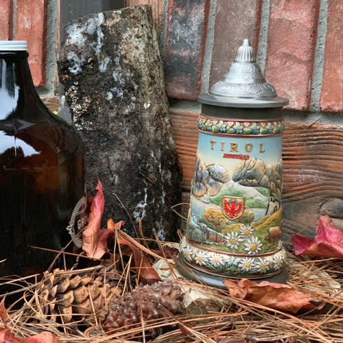 Tirol Alps-Austria Beer Stein, 1L - S4205 Tirol Alps-Austria Beer Stein, 1L - S4205