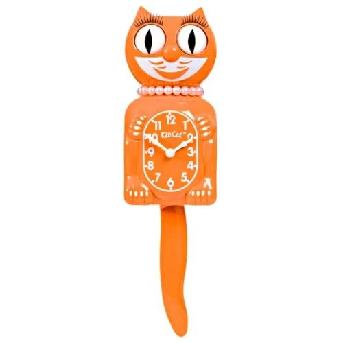 Retired Lady Festival Orange Kit-Cat Klock®, LBC-55