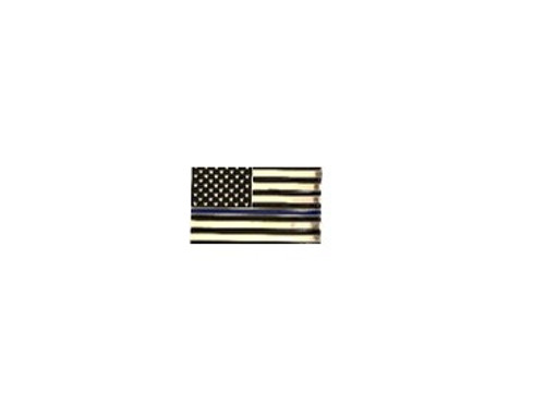 Thin Blue Line American Flag Enamel Hat Pin HP02