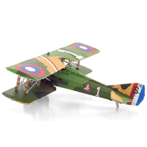 The SPAD S.XIII WWI Aircraft Metal Earth 3D Model Kit ME1024 The SPAD S.XIII WWI Aircraft Metal Earth 3D Model Kit ME1024