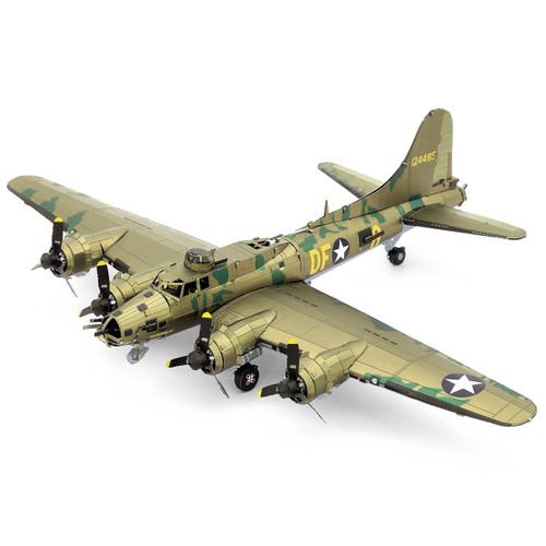 BOEING™ B-17 Flying Fortress WWII Aircraft Metal Earth 3D Model Kit ME1009 BOEING™ B-17 Flying Fortress WWII Aircraft Metal Earth 3D Model Kit ME1009
