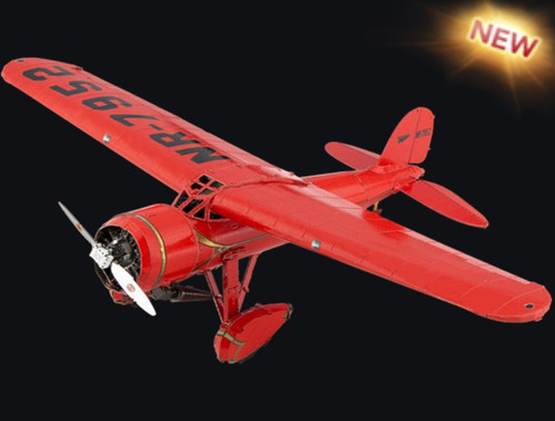 NEW ARRIVAL! | Amelia Earhart's 'Little Red Bus' Lockheed Vega 5B Metal Earth 3D Model Kit ME1025