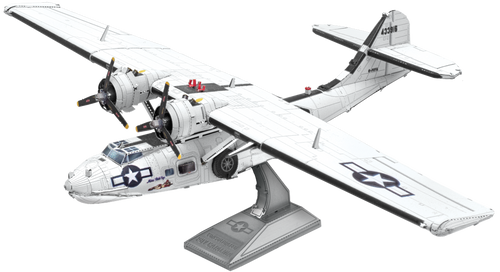 1- The Consolidated PBY Catalina WWII Aircraft Metal Earth 3D Model Kit ME1013 1- The Consolidated PBY Catalina WWII Aircraft Metal Earth 3D Model Kit ME1013