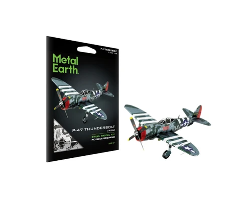 P-47 Thunderbolt 'The Jug' WWII Aircraft Metal Model Kit