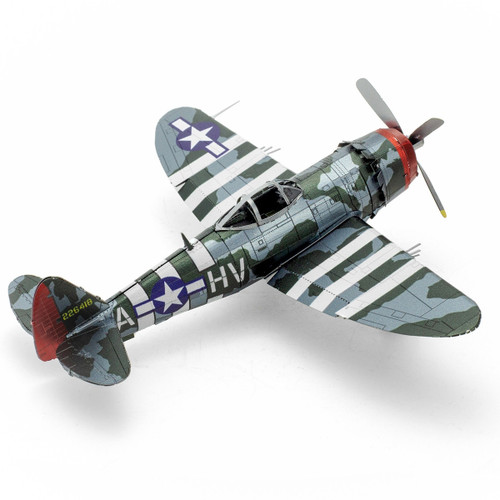 'The Jug' P-47 Thunderbolt WWII Aircraft Metal Earth 3D Model Kit ME1002