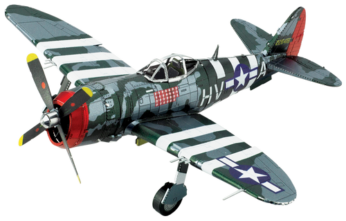 P-47 Thunderbolt 'The Jug' WWII Aircraft Metal Model Kit ME1002