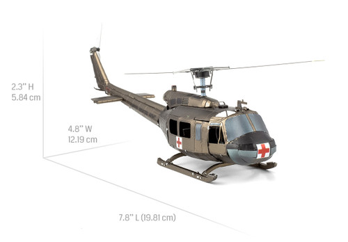 UH-1 Huey® Helicopter Metal Model Kit