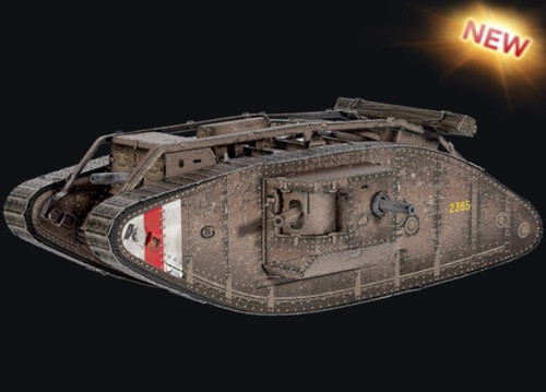WWI British Mark IV Tank Metal Model Kit ME1022